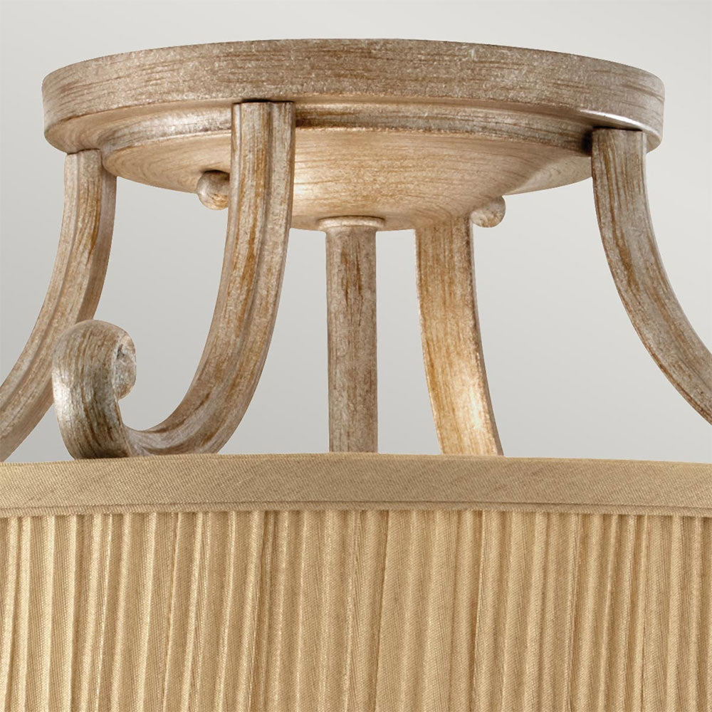 Abbey Semi Flush Silver Sand - FE-ABBEY-SF