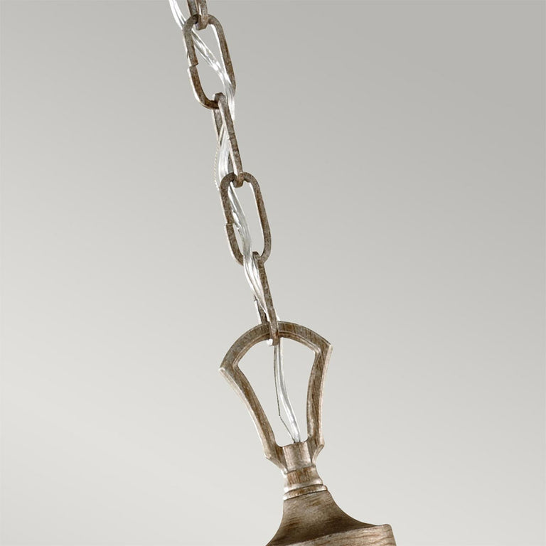 Abbey 5 Light Chandelier Silver Sand - FE-ABBEY5