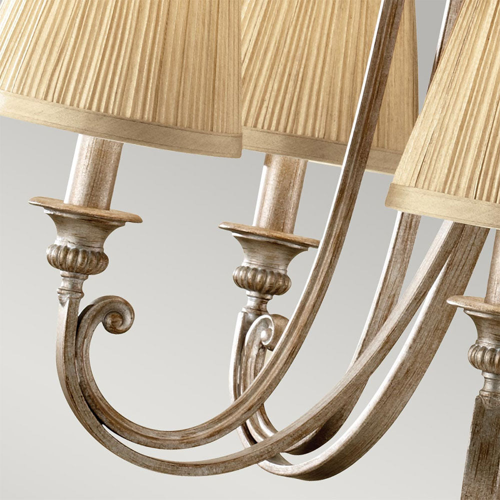 Abbey 5 Light Chandelier Silver Sand - FE-ABBEY5