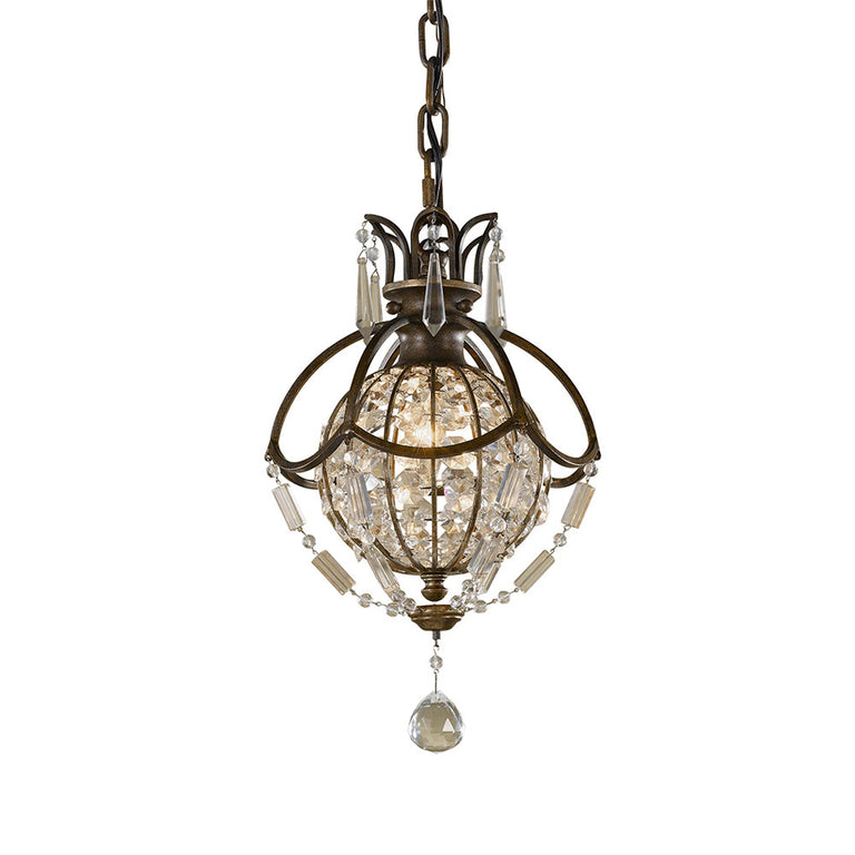 Bellini Mini Pendant Oxidised Bronze & British Bronze - FE-BELLINI-P
