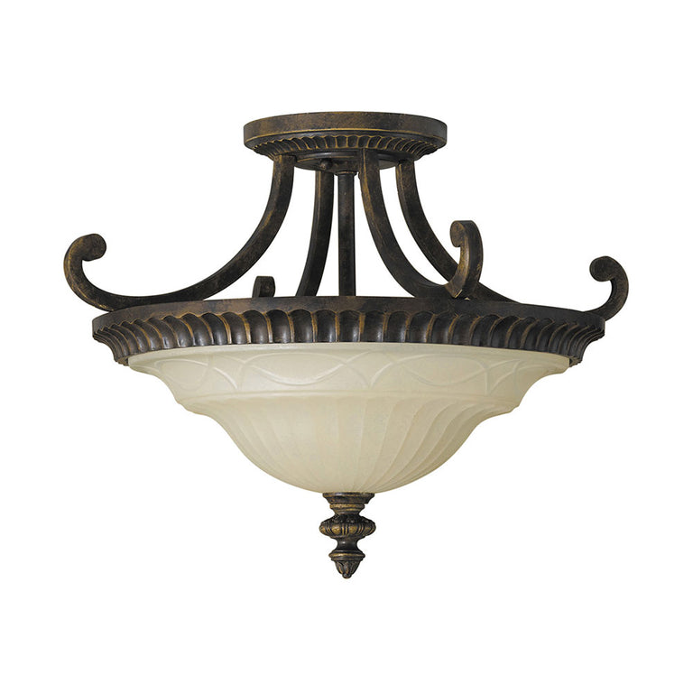 Drawing Room Semi Flush Walnut - FE-DRAWING-ROOM-SFA