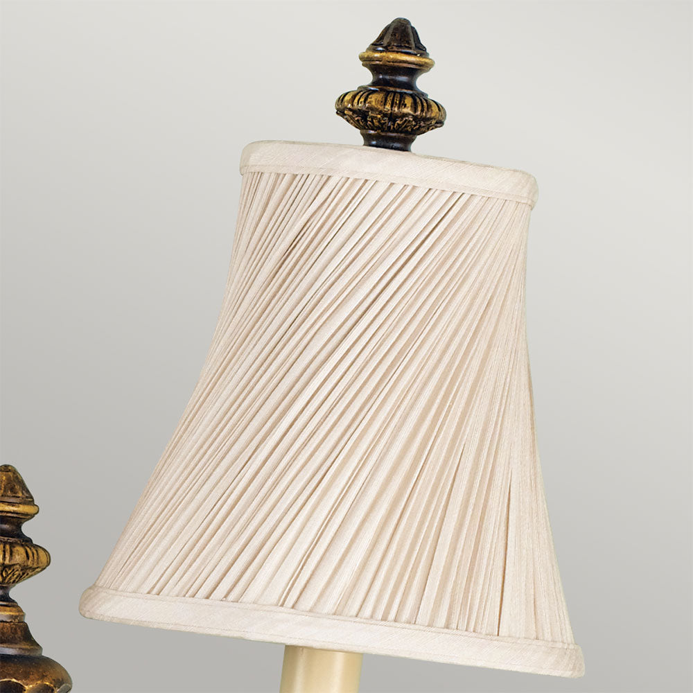 Drawing Room 2 Light Wall Light Walnut - FE-DRAWING-ROOM2