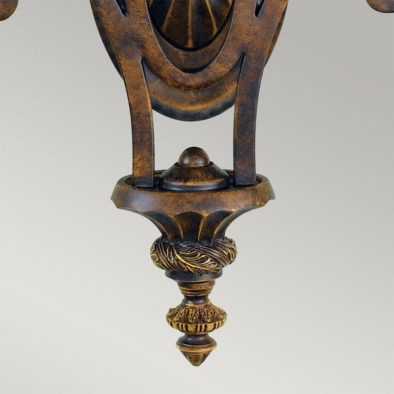 Drawing Room 2 Light Wall Light Walnut - FE-DRAWING-ROOM2