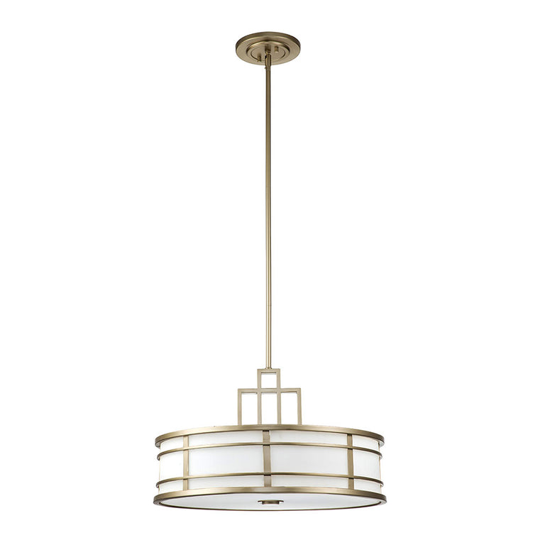 Fusion 3 Light Pendant Natural Brass - FE-FUSION-P-L-PNBR