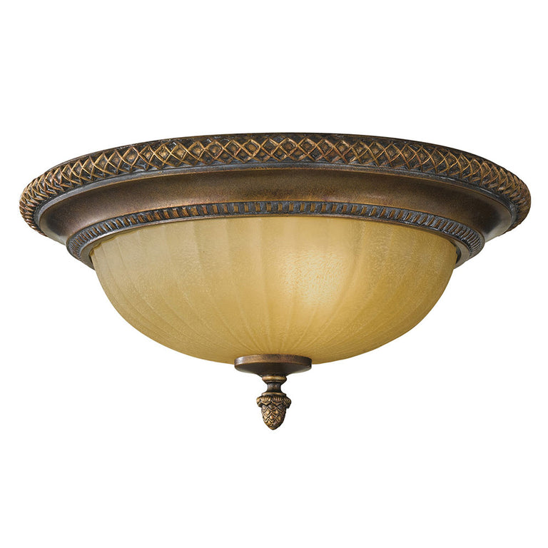 Kelham Hall Flush Mount Firenze Gold/British Bronze - FE-KELHAM-HALL-F