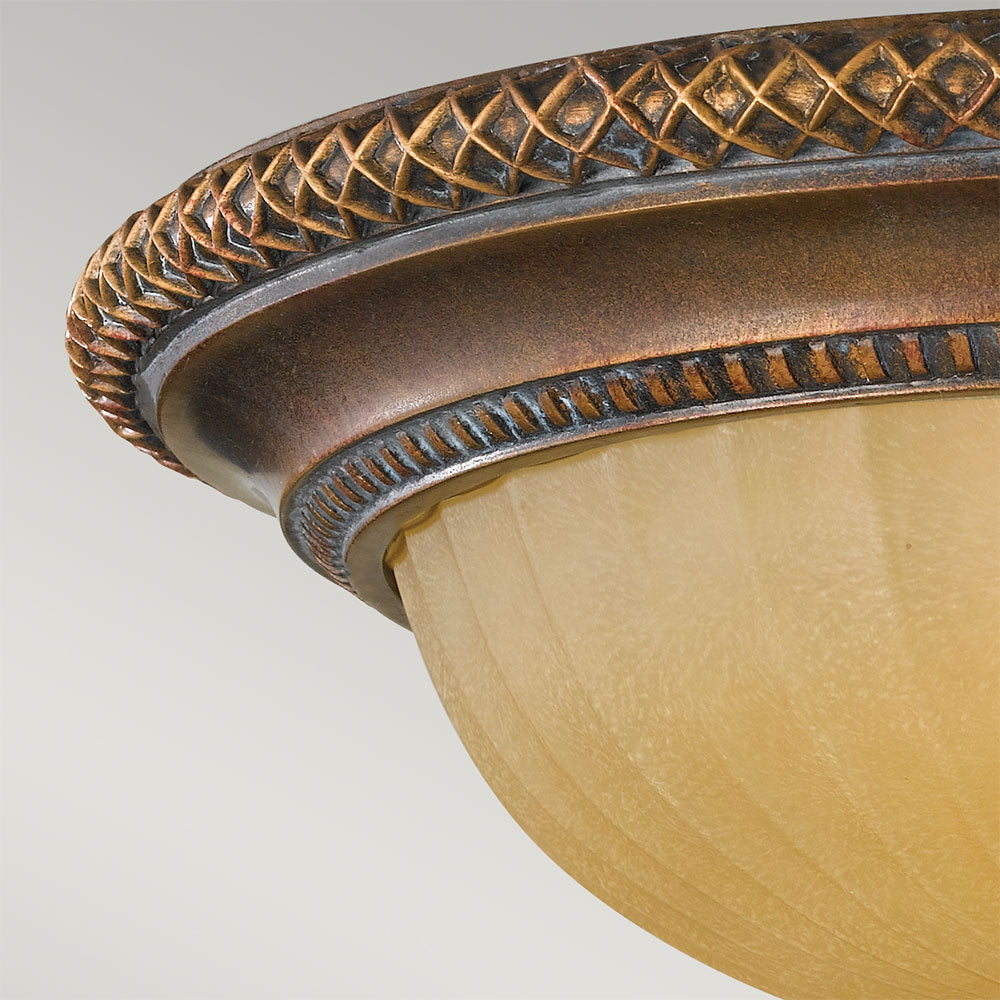 Kelham Hall Flush Mount Firenze Gold/British Bronze - FE-KELHAM-HALL-F