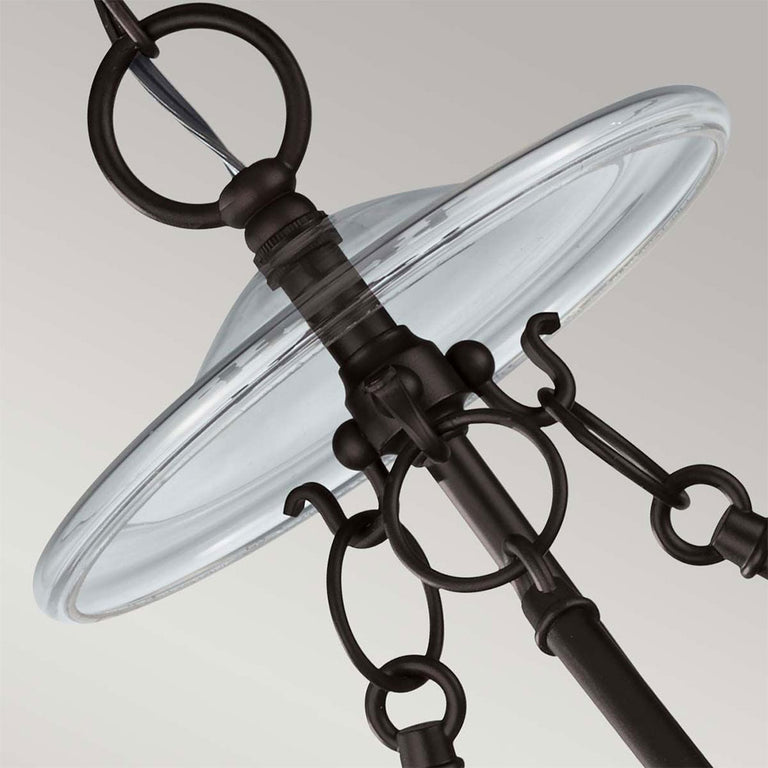 Luminary 3 Light Pendant Chandelier Oil Rubbed Bronze - FE-LUMINARY-P-B