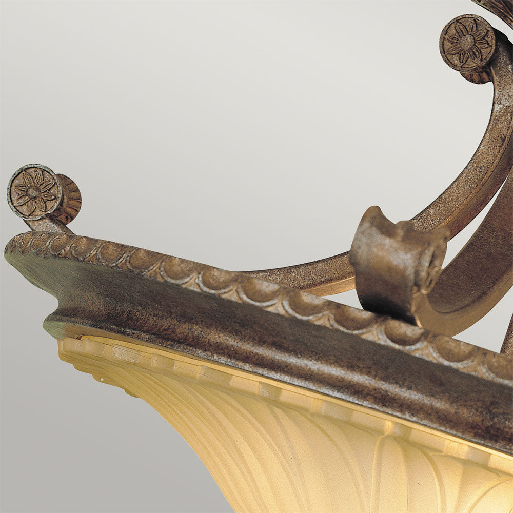 Stirling Castle Semi Flush British Bronze - FE-STIRLING-CASTLESF