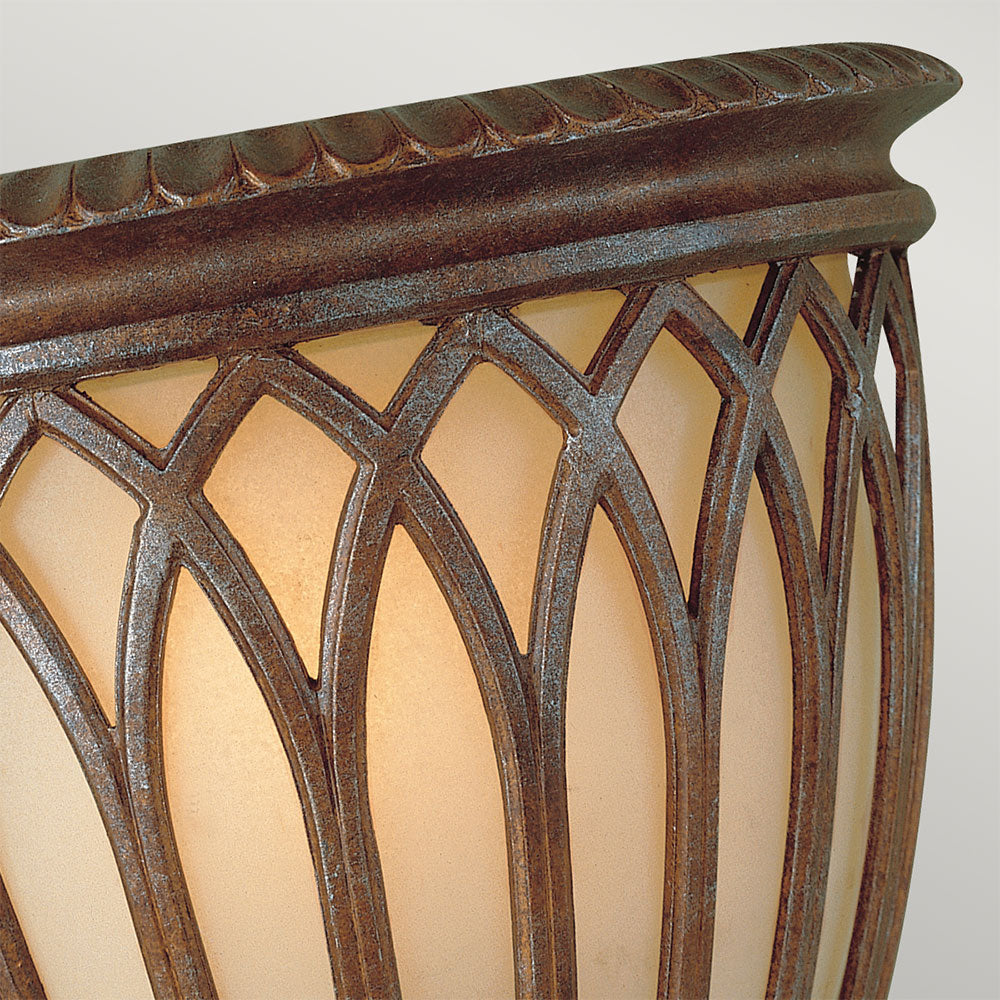 Stirling Castle Wall Uplight British Bronze - FE-STIRLING-CASTLEW1