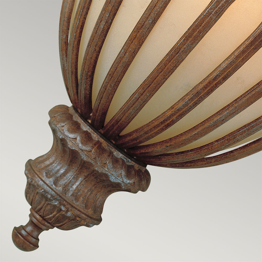 Stirling Castle Wall Uplight British Bronze - FE-STIRLING-CASTLEW1