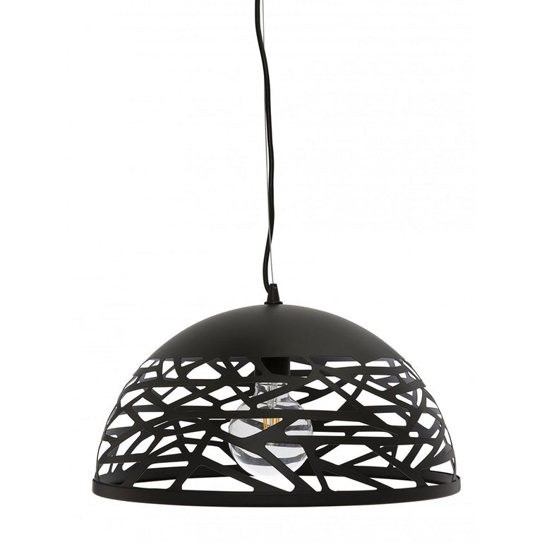 Federal 1 Light Pendant Small Black - FEDERAL-40 BLK