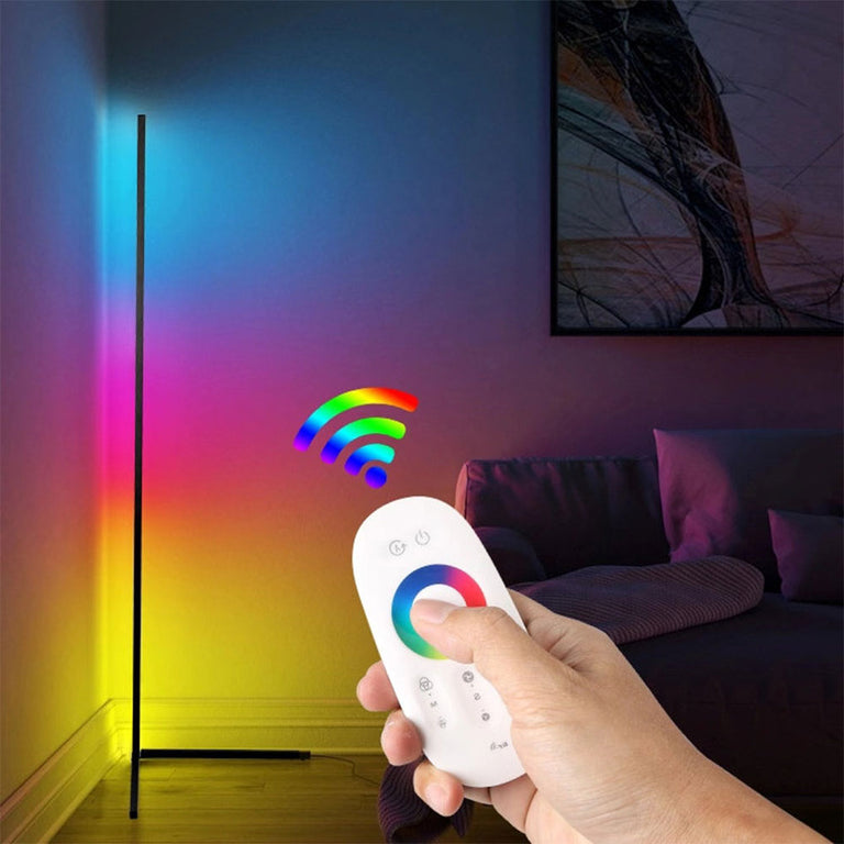 Ain 1 20W LED Floor Lamp Black / RGB -  FL35150