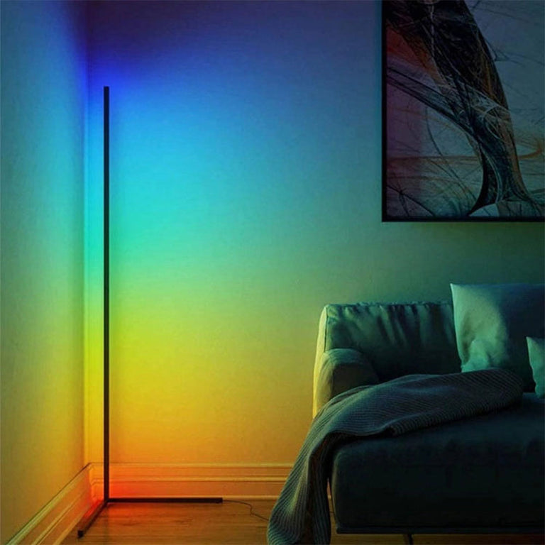 Ain 1 20W LED Floor Lamp Black / RGB -  FL35150
