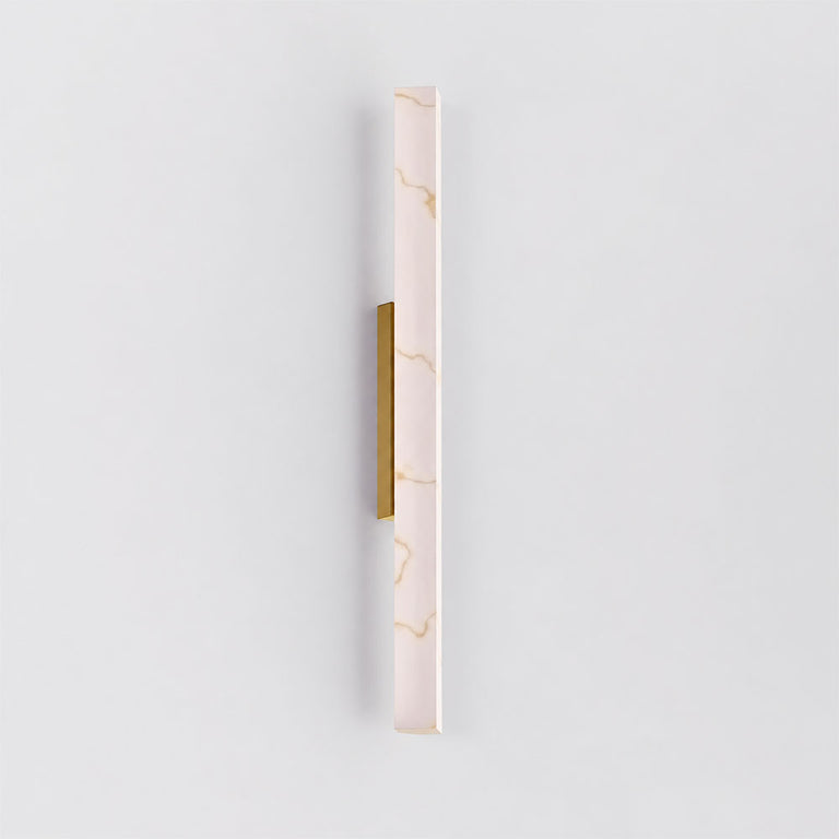 Interior Angled Faux Marble With Veining Effect Wall Light Large - FLECHA2L