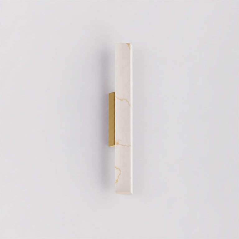 Interior Angled Faux Marble With Veining Effect Wall Light Medium - FLECHA2M