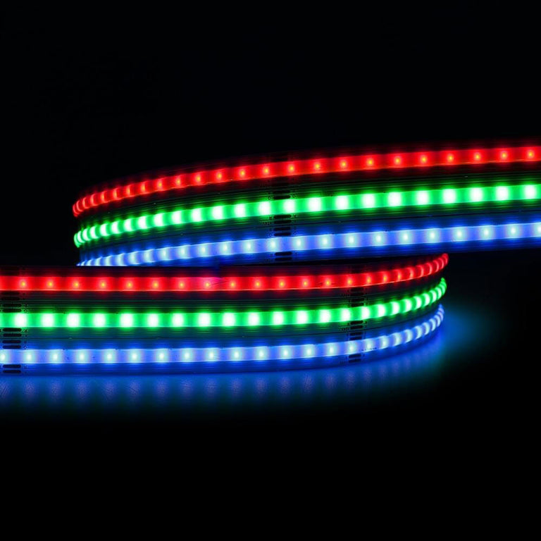 Flexi Streamline 8W 24V DC Dimmable IP65 RGB 10 Metre LED Strip - FLB2408RGB/S10M