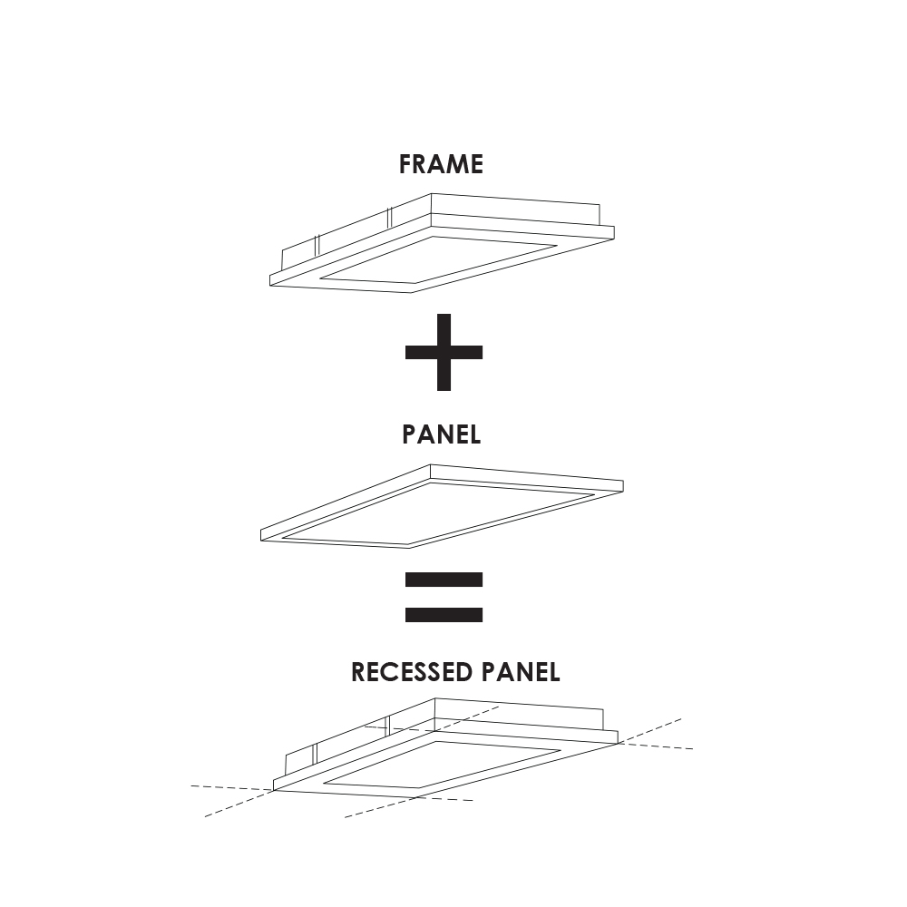 Airslot LED Frame 596mm - S306FMA