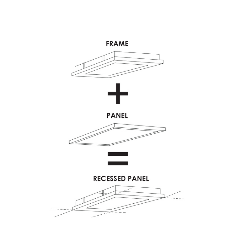 Airslot LED Frame 596mm - S306FMA