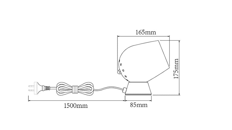 Interior Touch Lamp Black - Fokus02