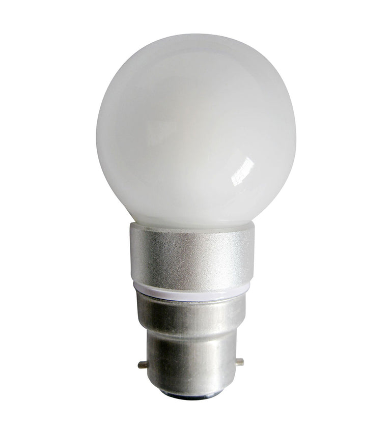 LED 4W Fancy Round Frosted B22 3000K - FR10