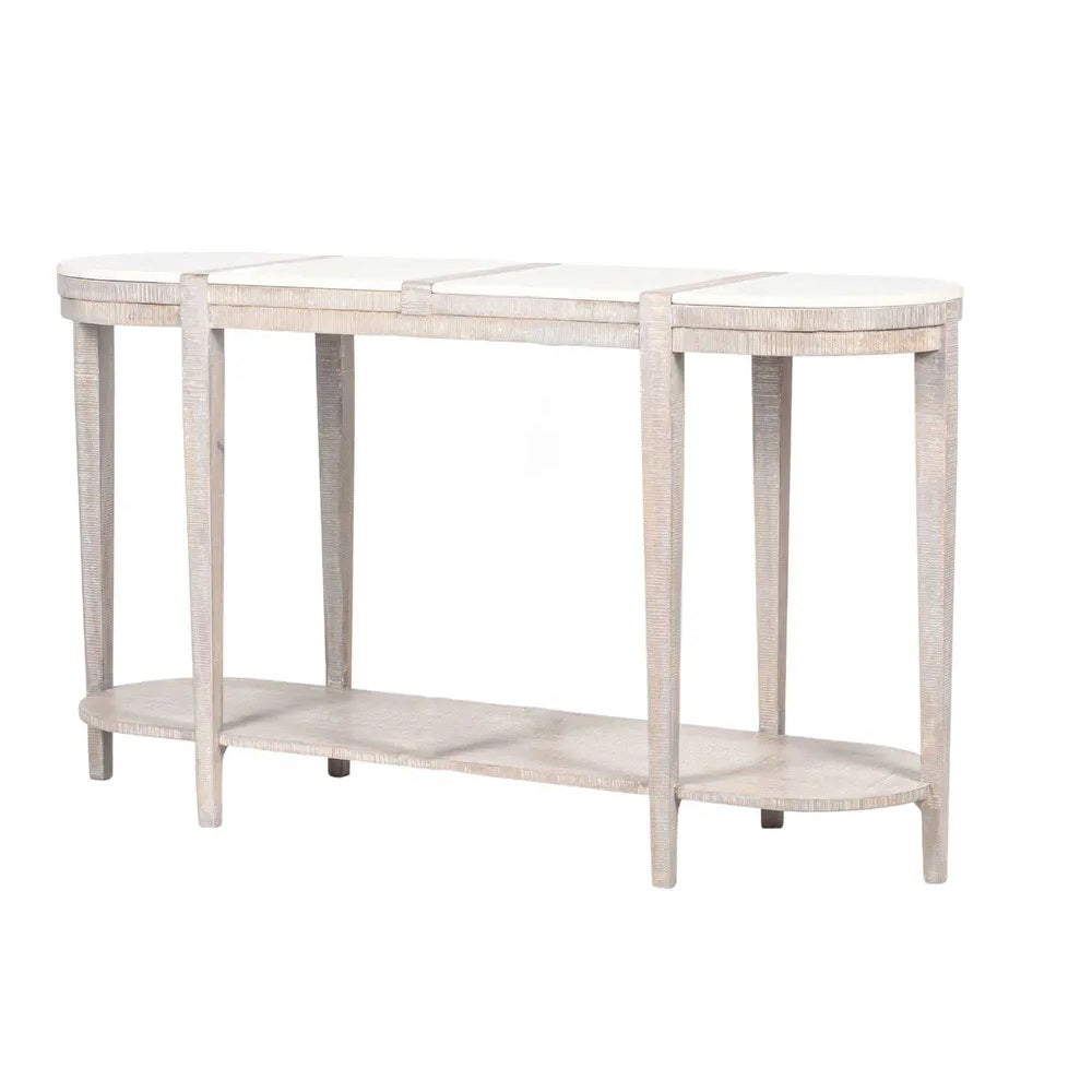Cantara Marble Oval Console - FUR1000