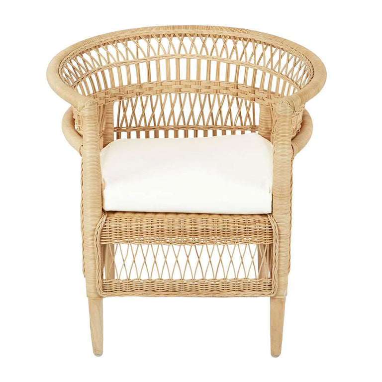 Livingstone Wicker Armchair Natural - FUR1015NAT