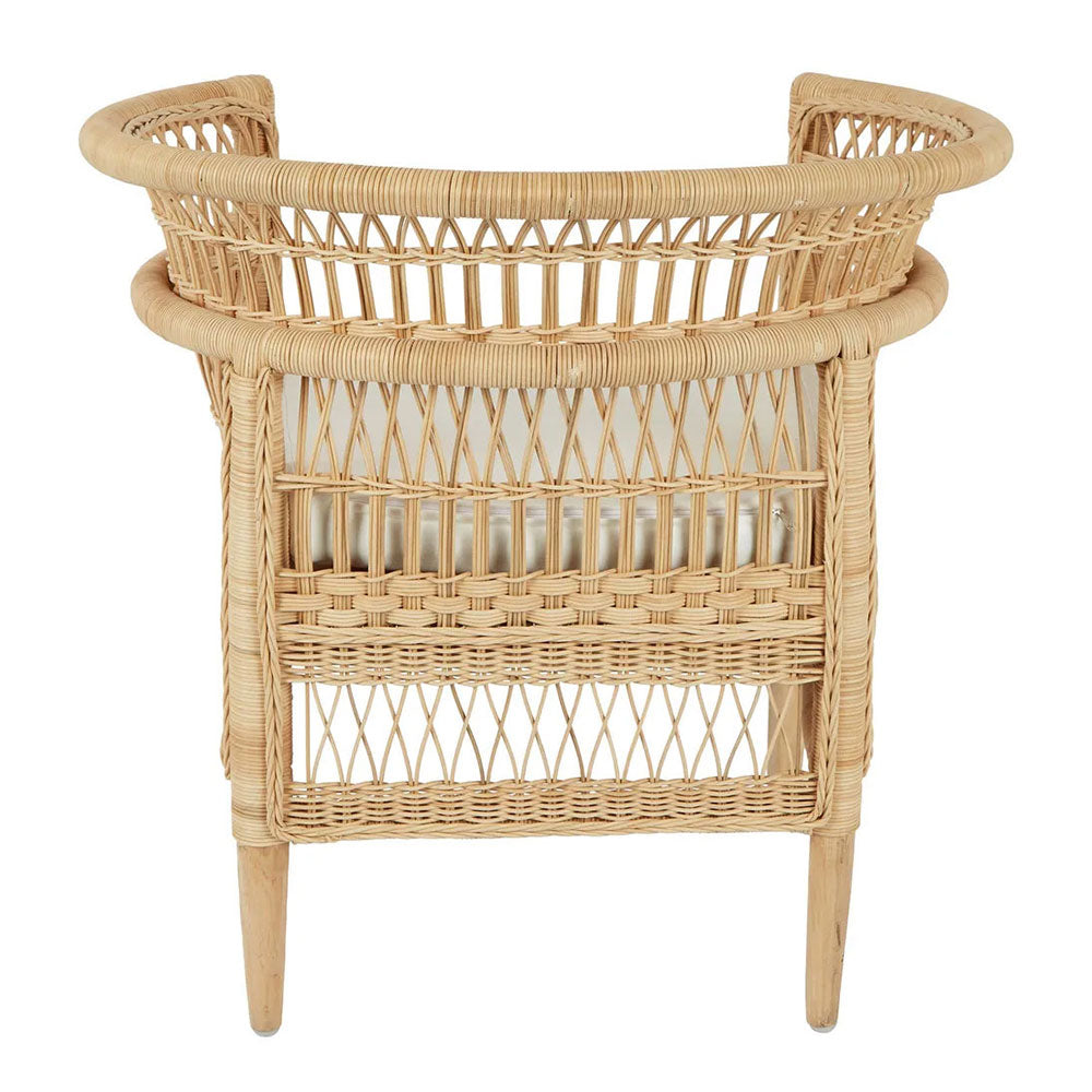 Livingstone Wicker Armchair Natural - FUR1015NAT