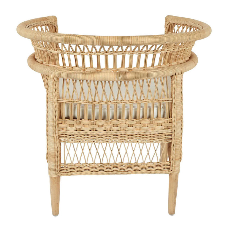Livingstone Wicker Armchair Natural - FUR1015NAT