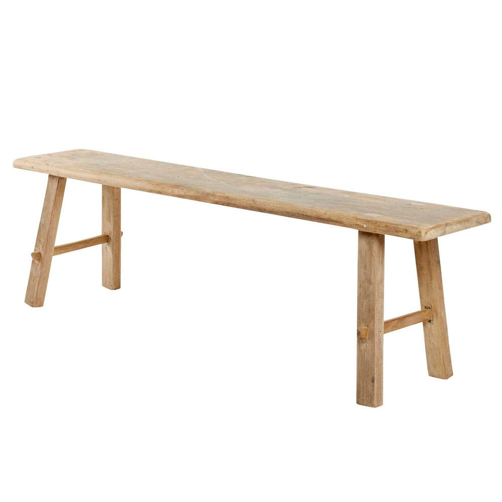 Recycled Teak Bench Natural - FUR1052NAT