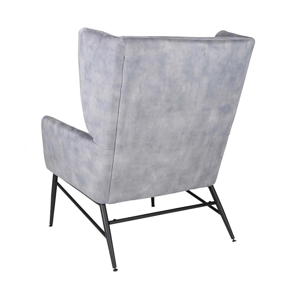 Hemming Wingback Chair Grey - FUR1069LGRY