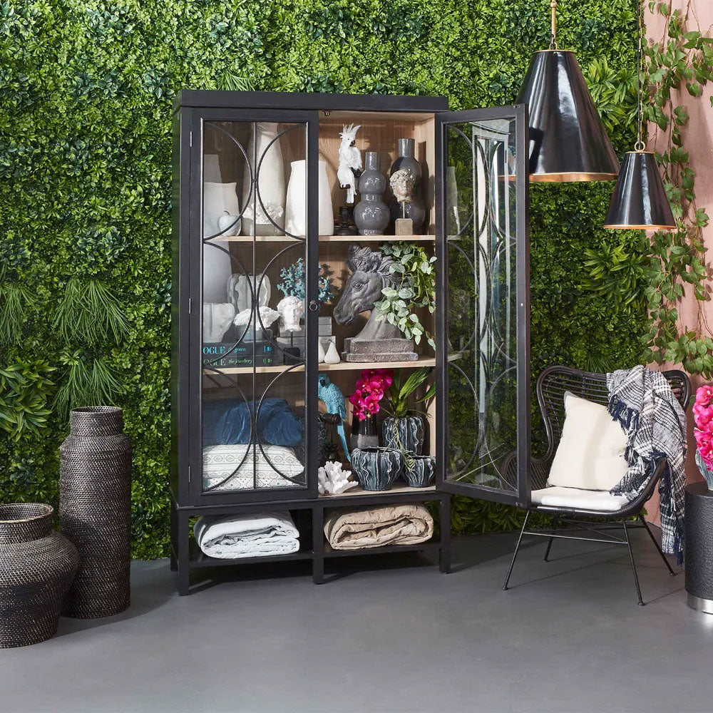 Maverick Birch Wooden Cabinet Black - FUR1263
