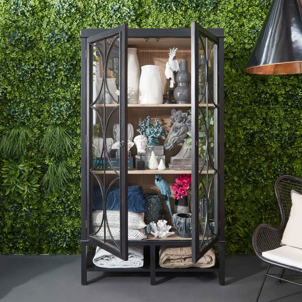 Maverick Birch Wooden Cabinet Black - FUR1263