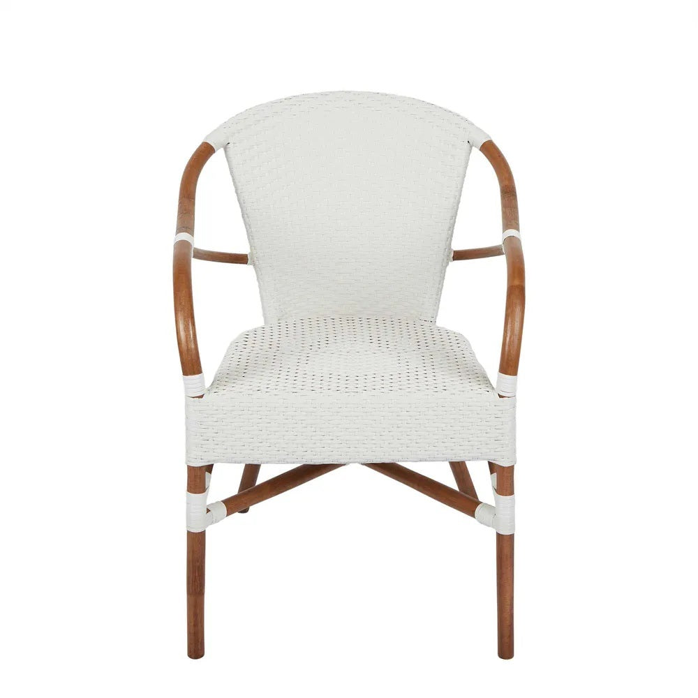 Harlow Rattan Chair White - FUR714WH