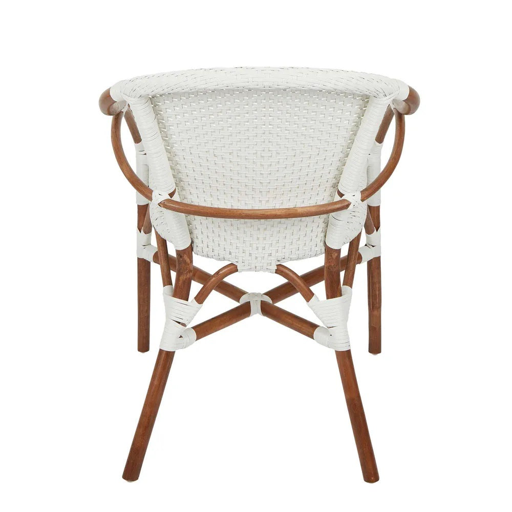 Harlow Rattan Chair White - FUR714WH