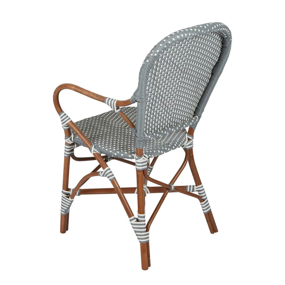 Mattise Rattan Chair Grey - FUR717GRY