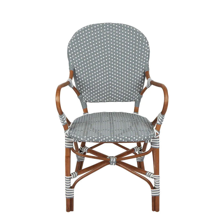 Mattise Rattan Chair Grey - FUR717GRY