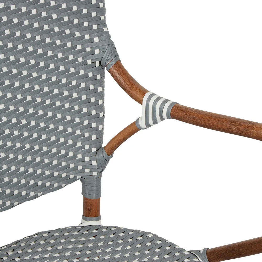 Mattise Rattan Chair Grey - FUR717GRY