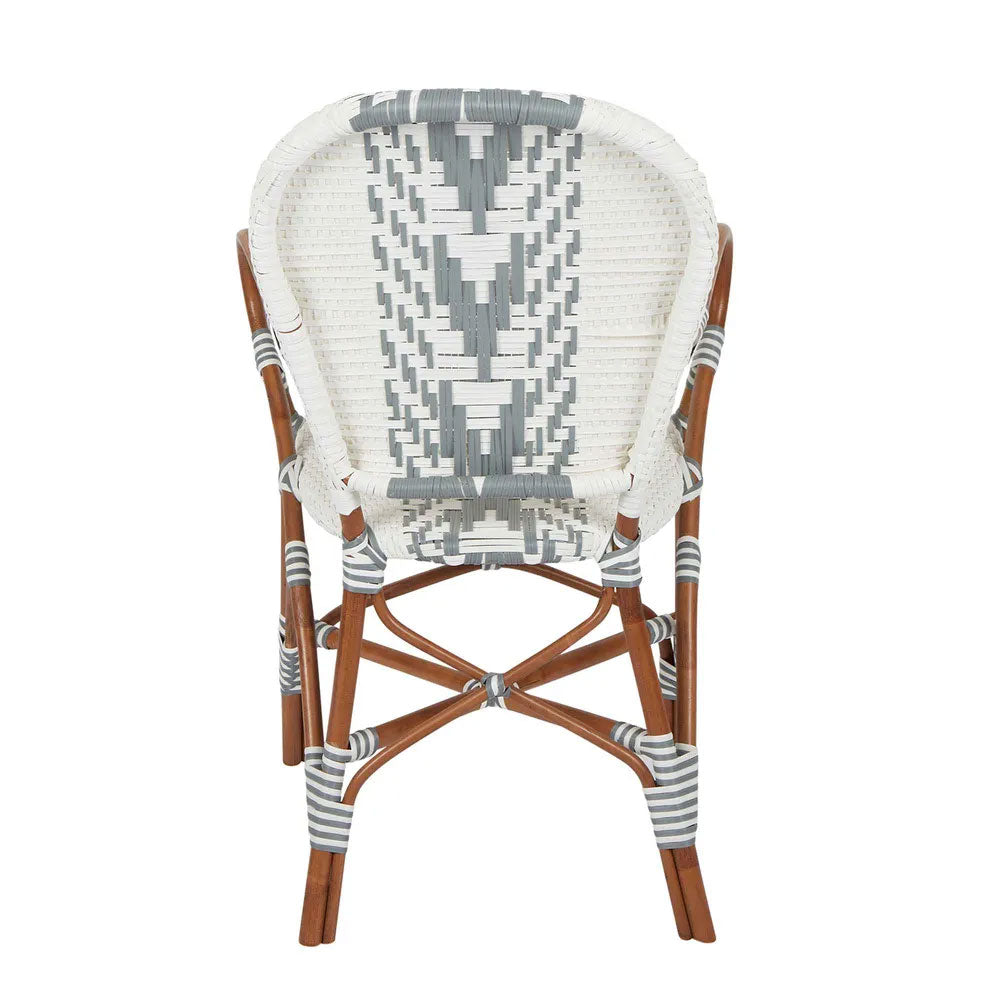 Tropez Rattan Chair Grey - FUR718GRY