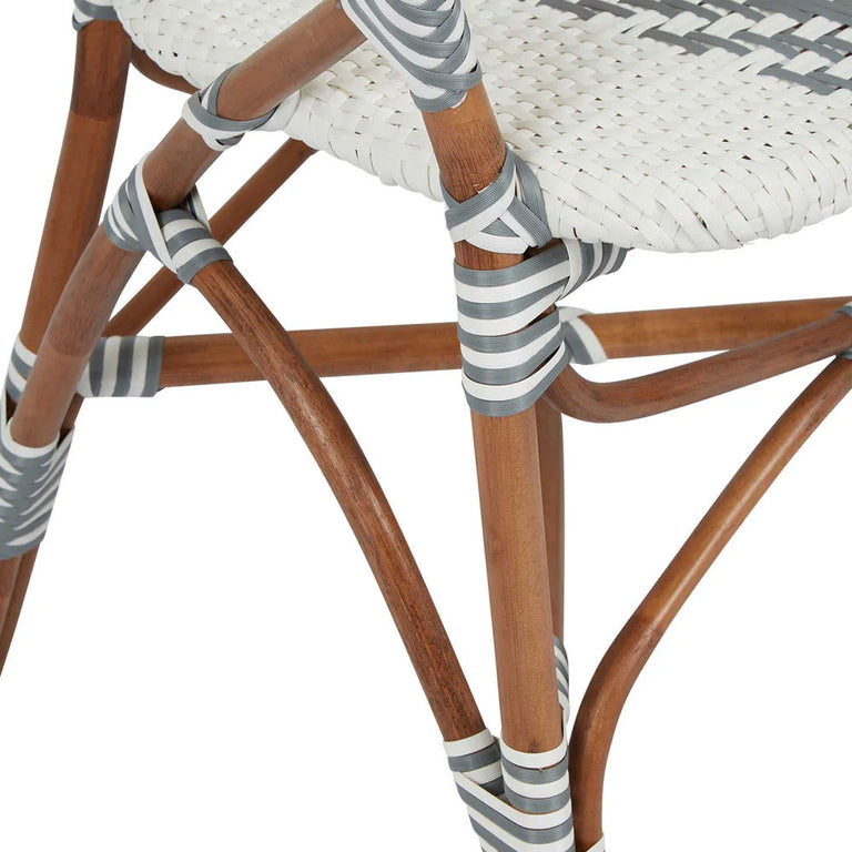 Tropez Rattan Chair Grey - FUR718GRY