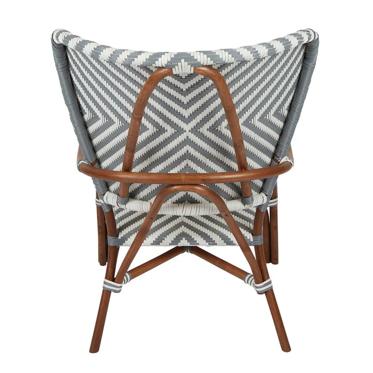 Normandy Rattan Arm Chair Grey - FUR719GRY
