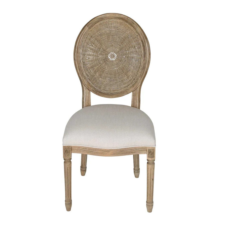 Marinha Oak Chair Beige - FUR8021