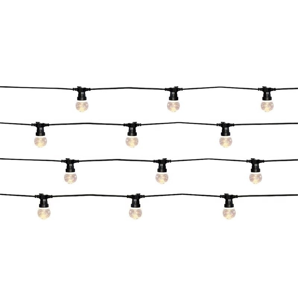 Solar 20 Meter LED Festoon Light Kit / Warm White - SLDFES-20WW