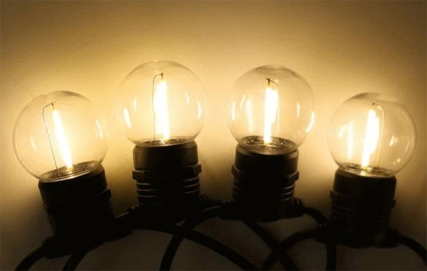 Solar 20 Meter LED Festoon Light Kit / Warm White - SLDFES-20WW