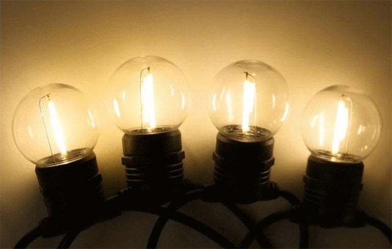 Solar 20 Meter LED Festoon Light Kit / Warm White - SLDFES-20WW