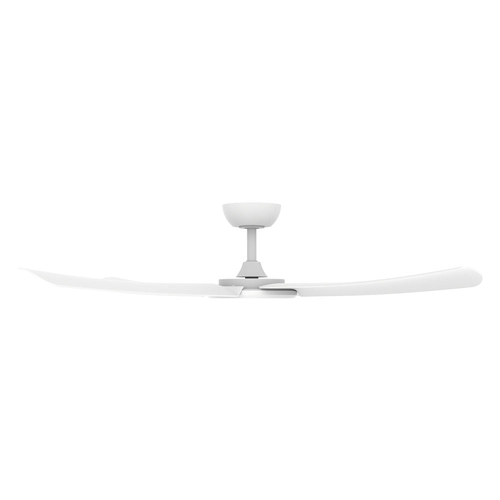 Flatjet (3/4/5) 56" DC Indoor / Outdoor Ceiling Fan Matt White Motor / White Polymer Blades - FLJ56MW