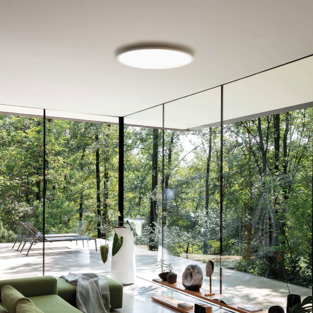 Fly Slim PL 53W LED Architectural 600mm Oyster White / Cool White - 306674