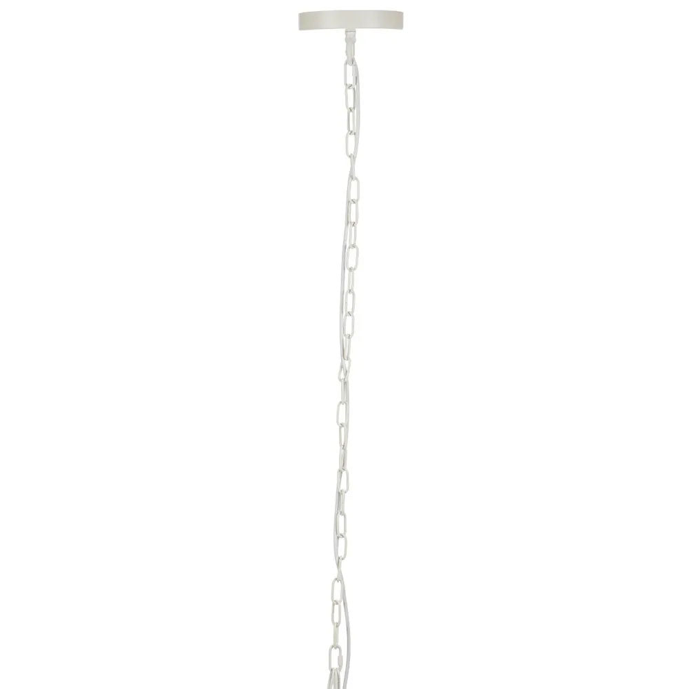Fortaleza Rattan Pendant Large White - 20878
