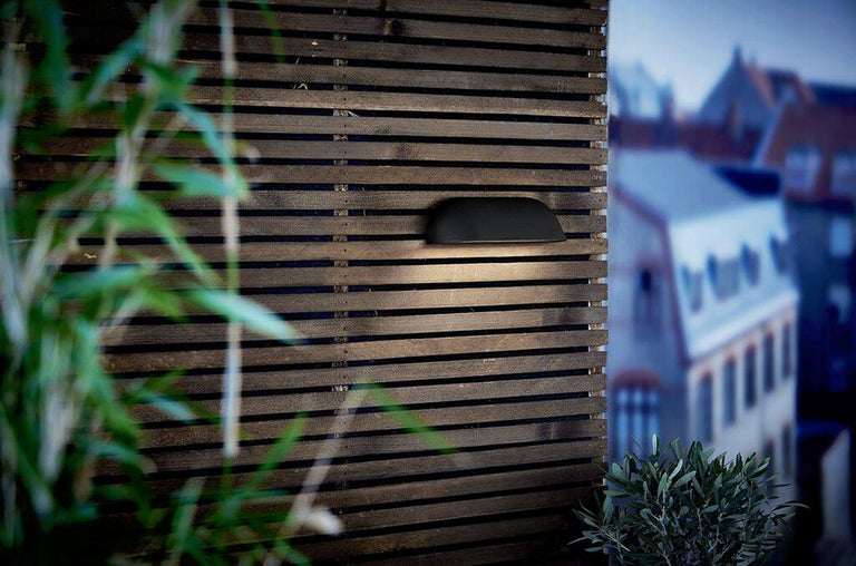 Front 26 240V 8W LED Outdoor Wall Light Black - 84081003
