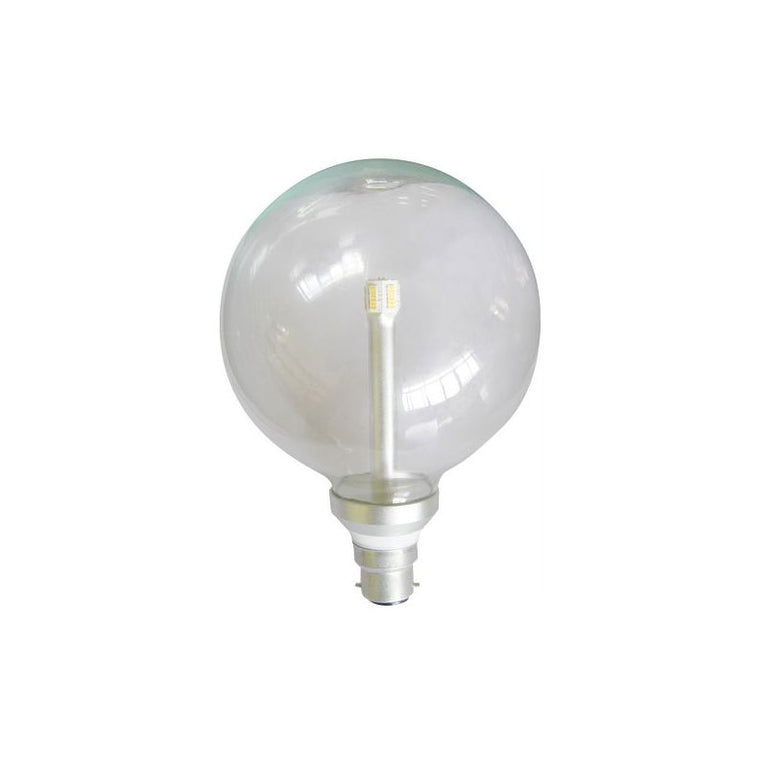 Clear Spherical G125 LED 6W B22 / Daylight - G1253