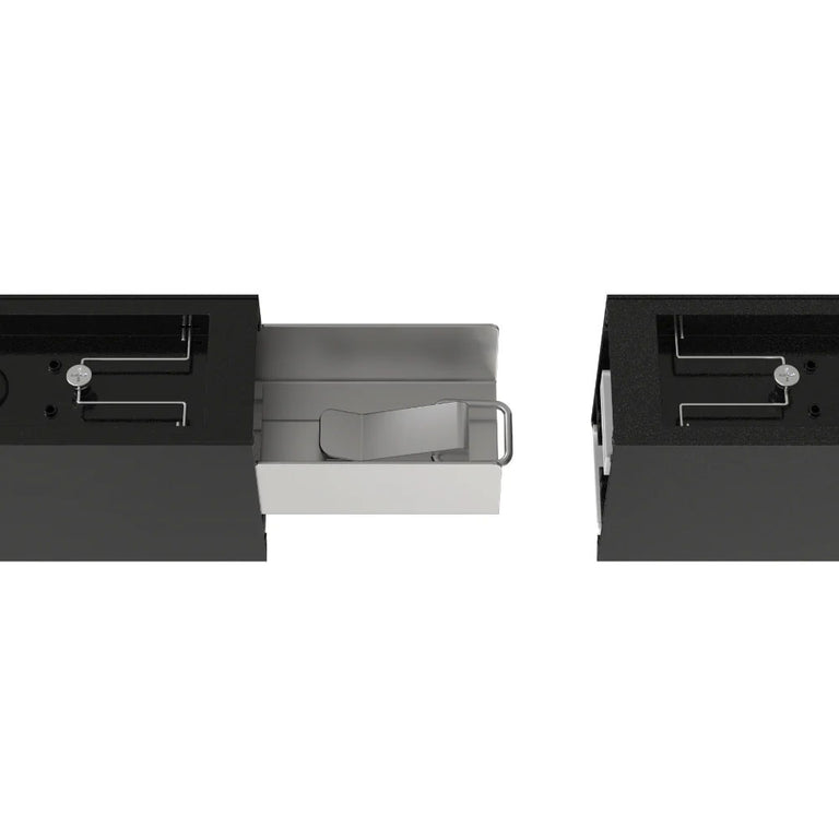 Gamma 40W / 50W / 60W 1800mm Linear LED Pendant Black / Tri-Colour - UGAMMA-V2-BLK-1.8M